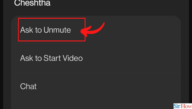 Image titled ask someone to unmute on zoom meeting step 4